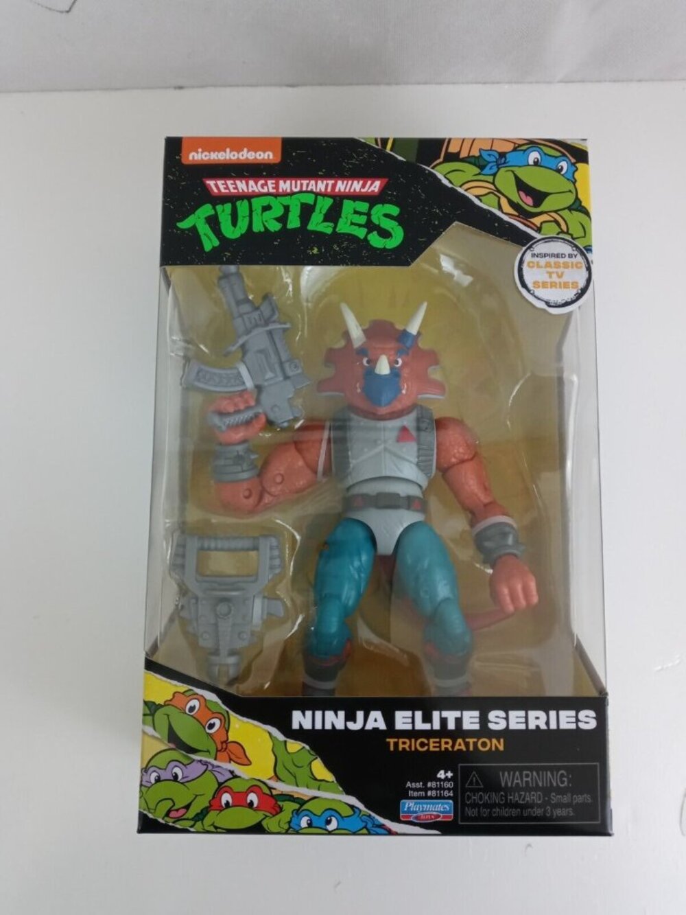 TMNT Ninja Elite Series Triceraton Teenage Mutant Ninja Turtles 6" Action Figure